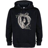 Amy Winehouse Men's Heart Frame Hoodie in Black | Size: XS