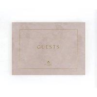 Myga Luxury Guest Book in Medium Beige