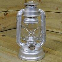 Samuel Alexander 25cm Silver Paraffin Hurricane Lantern Camping Light