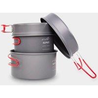 Alpkit Alipots aluminium cook set which deserves place on any camping trip in Silver