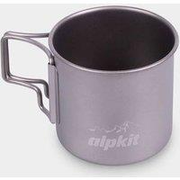Alpkit MyTimug 200 200ml titanium camping mug for campsite espressos in Silver