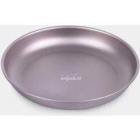Alpkit MyTiplate 19 19cm camping plate made with titanium in Silver
