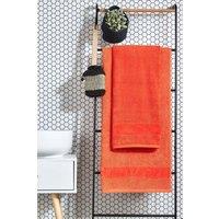 CHRISTY 'Prism' Bold Luxury 100% Turkish Cotton Towels in Orange