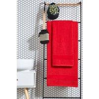 CHRISTY 'Prism' Bold Luxury 100% Turkish Cotton Towels in Red