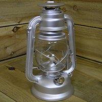 Samuel Alexander 30cm Silver Paraffin Hurricane Lantern Camping Light