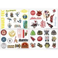 Fallout Tech Decal Sticker Pack of 4 Sheets