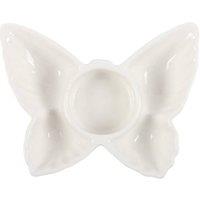 Something Different Butterfly Tealight Holder in White