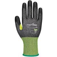 Portwest A660 Polyurethane Cut Resistant Glove in Black | Size: 2XL