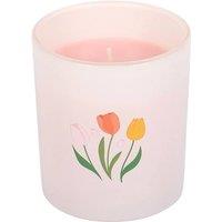 Something Different If Mums Were Flowers French Tulip Scented Candle in Light Pink