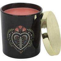 Something Different Midnight Bloom French Tulip Scented Candle in Black