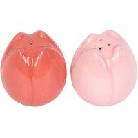 Something Different Tulip Salt & Pepper Shakers in Pale Pink