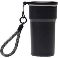 Vinga Parks Stainless Steel 250ml Cup (Pack of 4) in Black