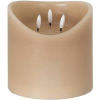 Hill Interiors Luxe Collection LED Candle (Batteries Included) in Taupe