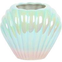 Something Different Iridescent Shell Flower Vase