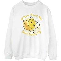 Wish Men's If You Need Me Just Look Up Sweatshirt in White | Size: 2XL