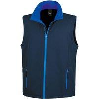 Result Men's Printable Softshell Body Warmer in Dark Navy | Size: Small