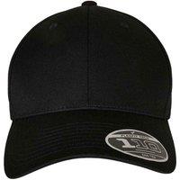 Flexfit Men's 110 Curved Peak Cap in Black