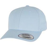 Yupoong Men's Flexfit Classic Curved Snapback Cap in Light Blue