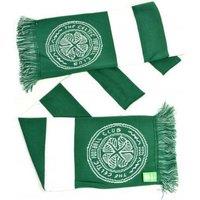 Celtic FC Men's Bar Jacquard Scarf in Green