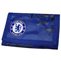 Chelsea FC Men's Fusion Tri-Fold Wallet in Blue