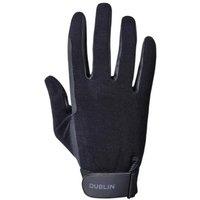 Dublin Men's All Season II Riding Gloves in Black | Size: 8