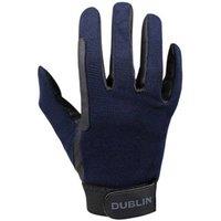 Dublin Men's All Season II Riding Gloves in Navy | Size: 9