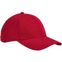 Beechfield Men's EarthAware Classic 6 Panel Baseball Cap in Red