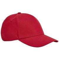 Beechfield Men's EarthAware Classic 5 Panel Cotton Baseball Cap in Red
