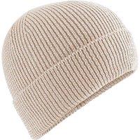 Beechfield Men's Streetlite Reflective Beanie in Light Beige