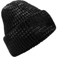 Beechfield Men's Chunky Knitted Beanie in True Black