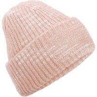 Beechfield Men's Chunky Knitted Beanie in Baby Pink