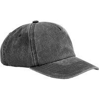 Beechfield Men's Relaxed Vintage Baseball Cap in Dark Grey