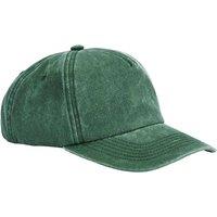 Beechfield Men's Relaxed Vintage Baseball Cap in Bottle Green