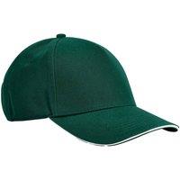 Beechfield Men's EarthAware Classic 5 Panel Cotton Baseball Cap in Bottle Green