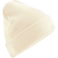 Beechfield Men's Original Cotton Cuffed Beanie in Off-White