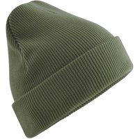 Beechfield Men's Original Cotton Cuffed Beanie in Dark Olive