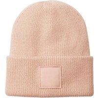 Beechfield Men's Tonal Patch Cuffed Beanie in Peach