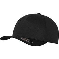 Flexfit Men's 5 Panel Baseball Cap in Black | Size: S/M