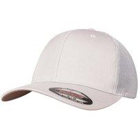 Flexfit Men's Mesh Trucker Cap in Silver | Size: S/M