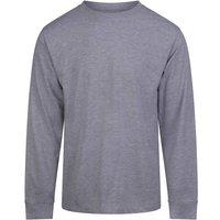 AWDis Men's Long-Sleeved T-Shirt in Grey | Size: 3XL
