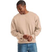 Fruit of the Loom Men's Supercotton Sweatshirt in Light Beige | Size: XL
