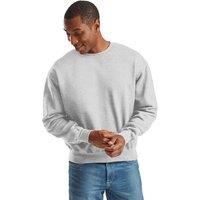 Fruit of the Loom Men's Supercotton Sweatshirt in Mid Grey | Size: 2XL