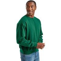 Fruit of the Loom Men's Supercotton Sweatshirt in Green | Size: 2XL