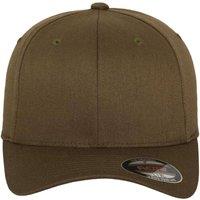Flexfit Men's Wooly Combed Baseball Cap in Olive | Size: XS/S