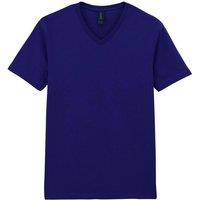 Gildan Men's Soft Style V-Neck Short Sleeve T-Shirt in Navy | Size: 3XL