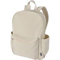 Floso Men's Zaino Plain Canvas 16L Backpack in Light Sand