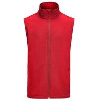 James Harvest Men's Valley Gilet in Red | Size: XL