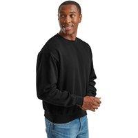Fruit of the Loom Men's Supercotton Sweatshirt in Black | Size: 2XL