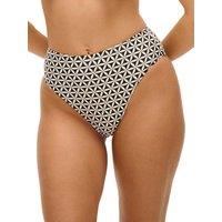 Freya Women's Koh Tao High Waist Bikini Brief in Black | Size: 8