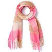 Damart Women's Soft Everyday Woven Pink Check Scarf